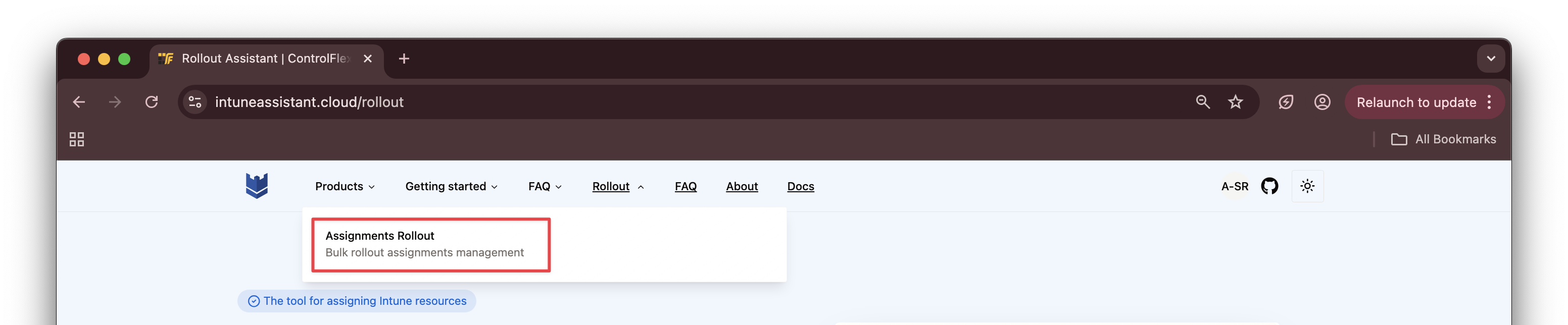 rollout-menu